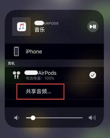 大荔苹果14音频维修点分享iPhone14音频共享设置方法 