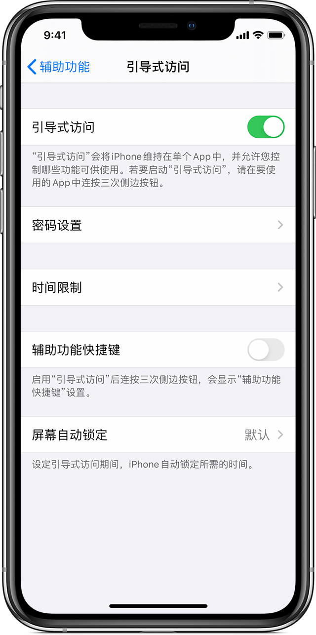 大荔苹果手机维修分享如何在 iPhone 上退出引导式访问 