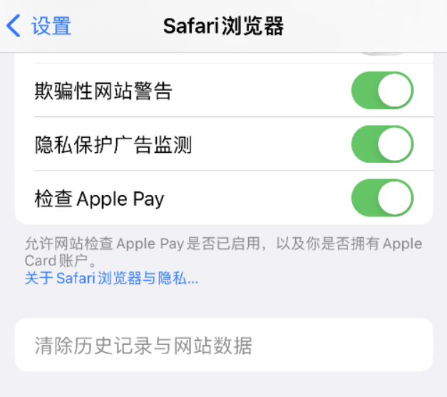 大荔苹果手机维修分享Safari 浏览器清除历史记录无法使用怎么办 