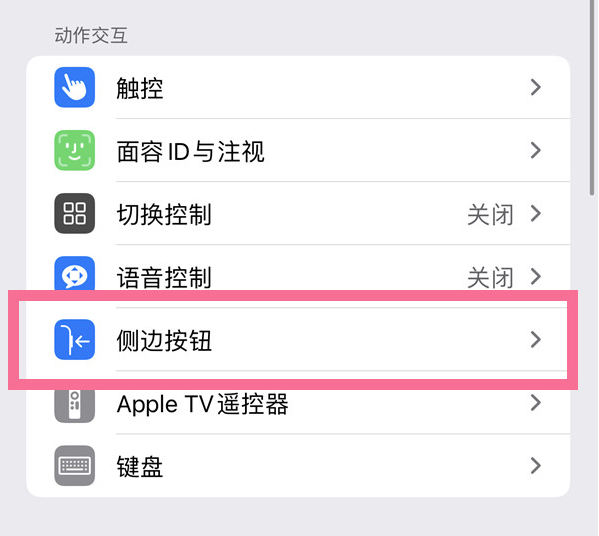 大荔苹果14维修店分享iPhone14 Plus侧键双击下载功能关闭方法 