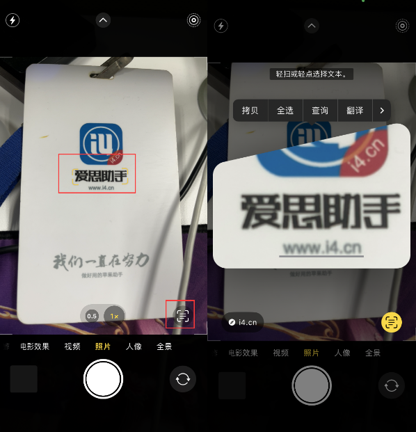 大荔苹果手机维修分享升级iOS 16后如何通过相机翻译文本 