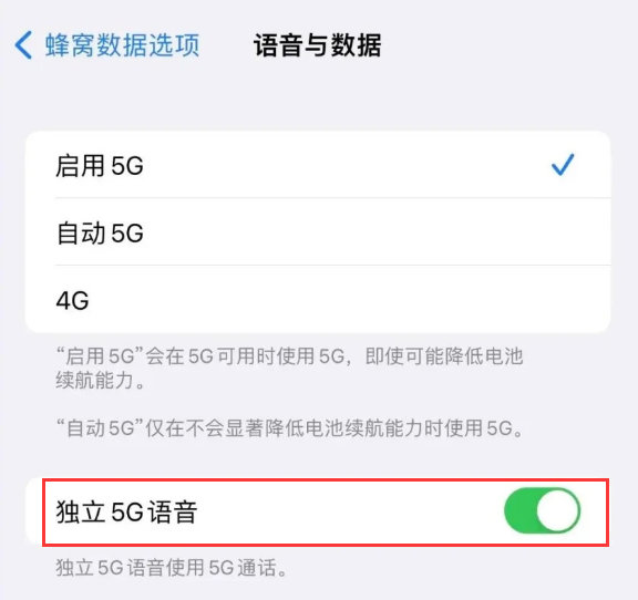 大荔苹果14维修分享iPhone 14 Pro如何开启VoNR 