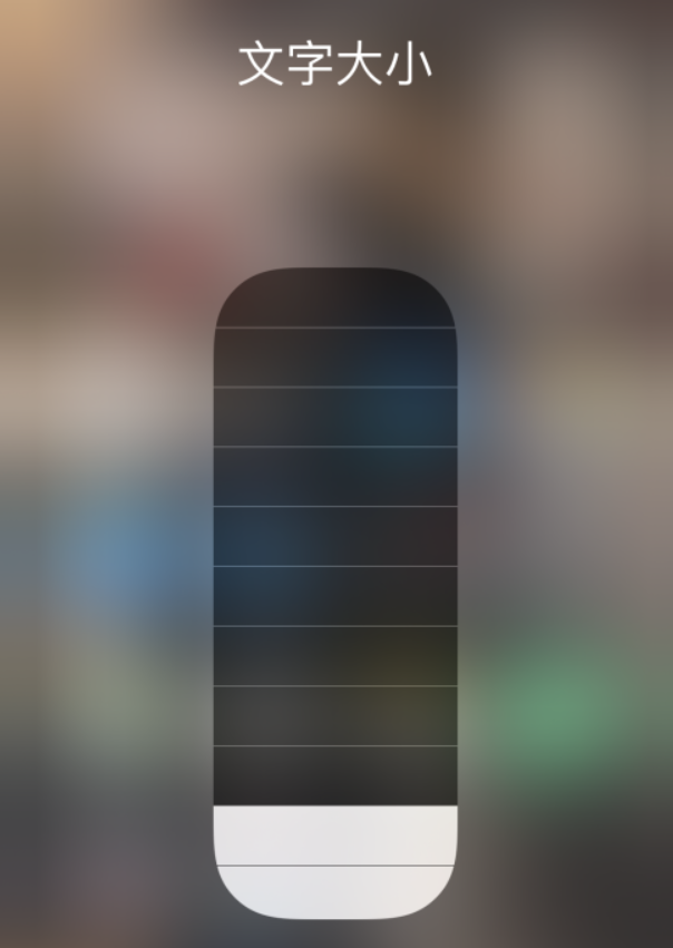 大荔苹果手机维修分享小技巧：在 iPhone 控制中心快速调节字体大小 