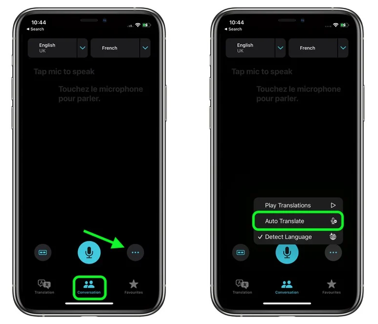 大荔苹果手机维修分享iOS 15 “翻译” App 新改进 